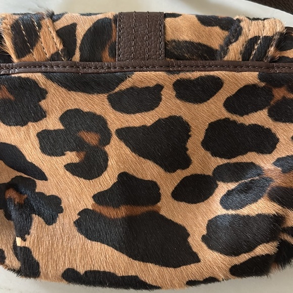NWOT J Crew calf hair leopard bag - Picture 4 of 9